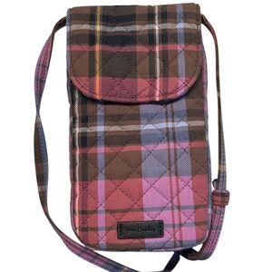 Vera Bradley Carson Quilted Crossbody Travel/Phone Case